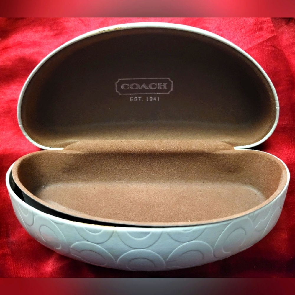 Coach eyeglass case
